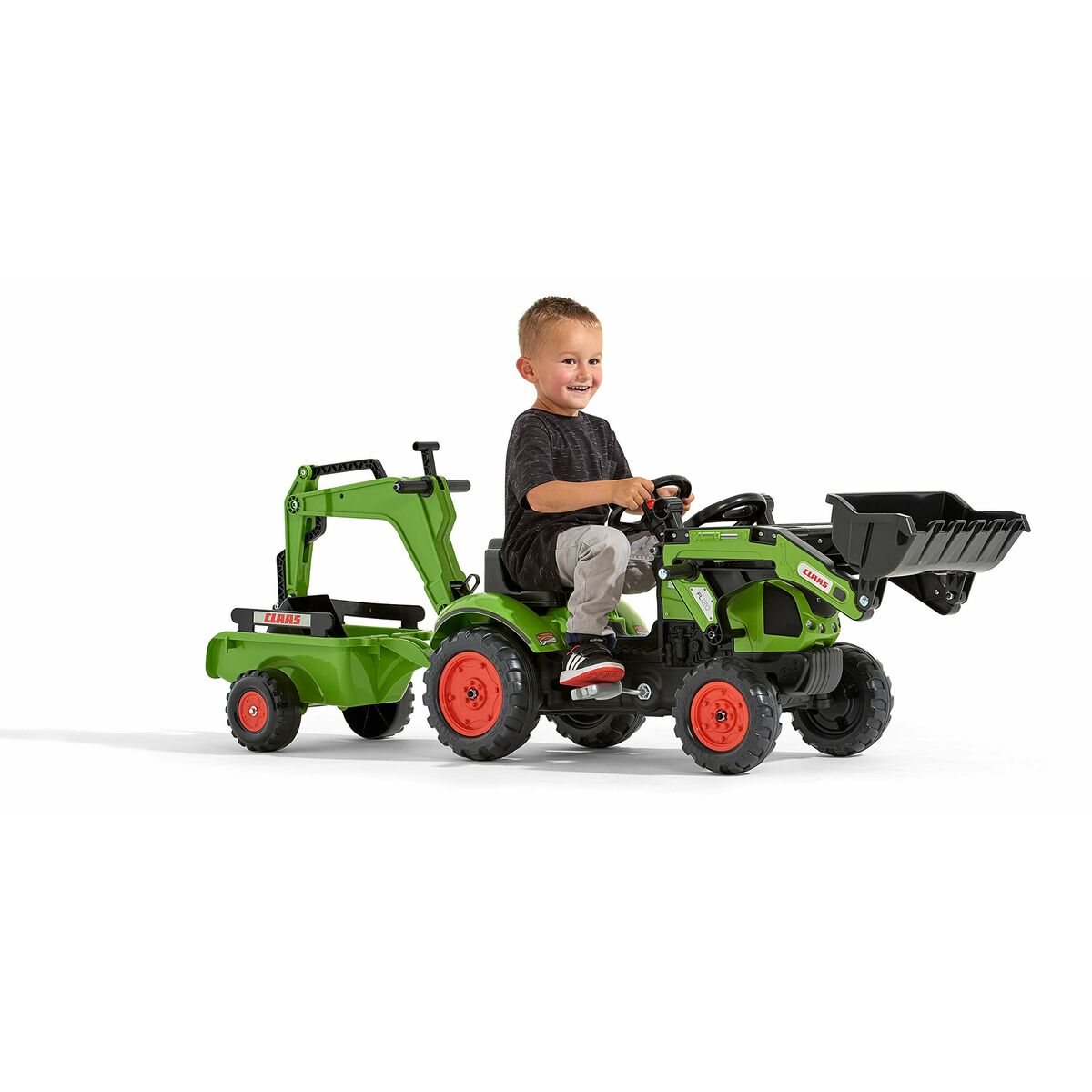 Pedaltraktor Falk Claas Arion 410 2040N Grön - 7