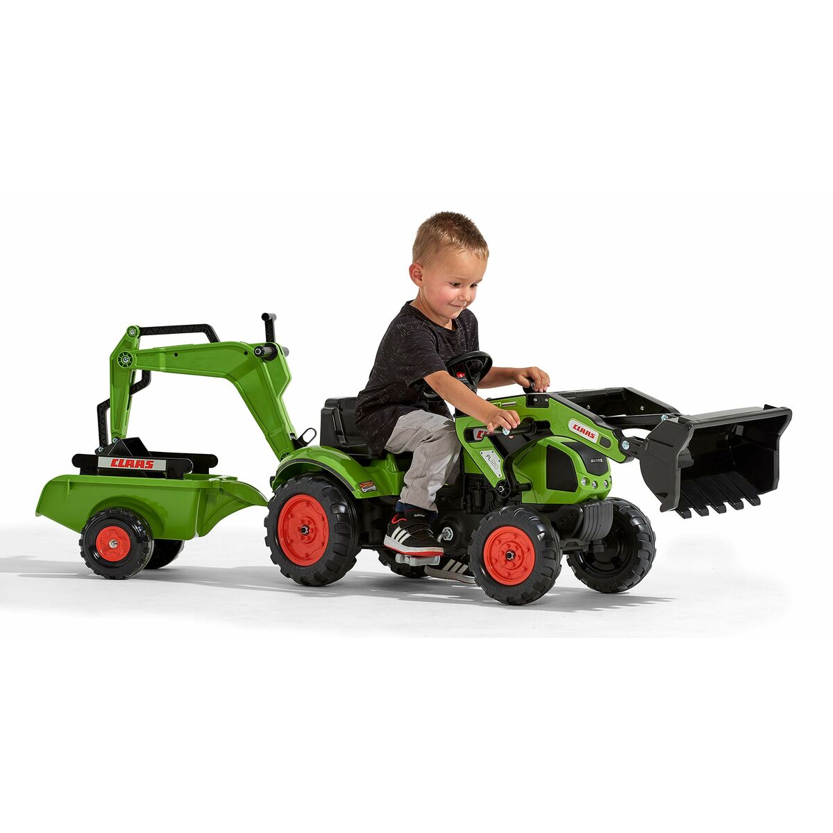 Pedaltraktor Falk Claas Arion 410 2040N Grön - 6