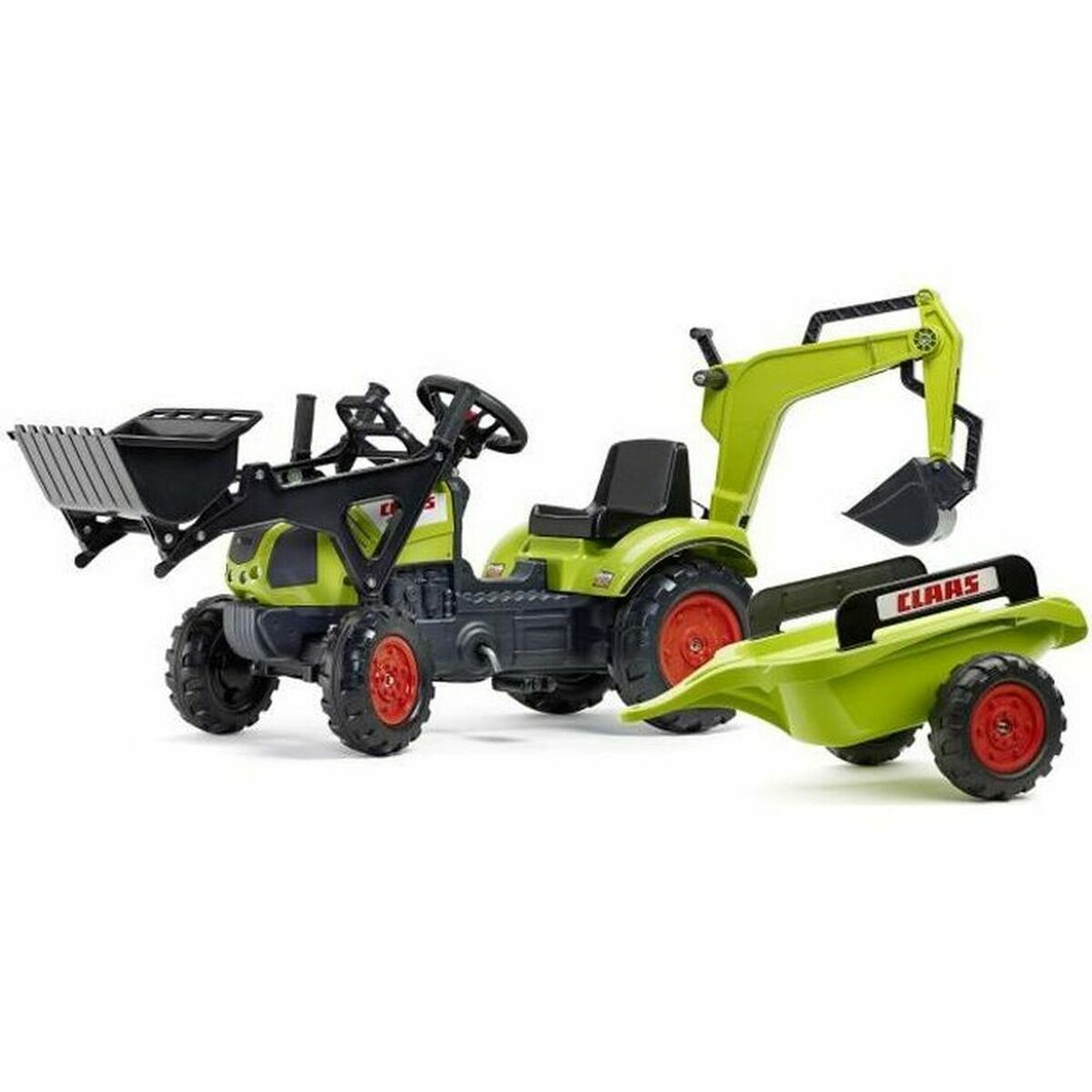 Pedaltraktor Falk Claas Arion 410 2040N Grön - 10