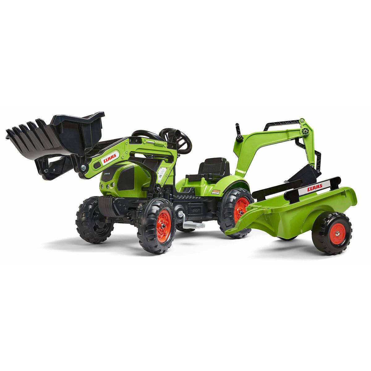 Pedaltraktor Falk Claas Arion 410 2040N Grön - 3