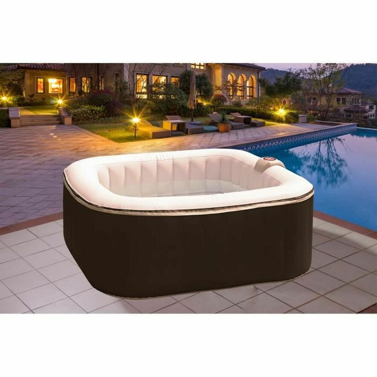 Uppblåsbart spa Sunspa Polyester 600L 4 personer (157 x 67 cm)