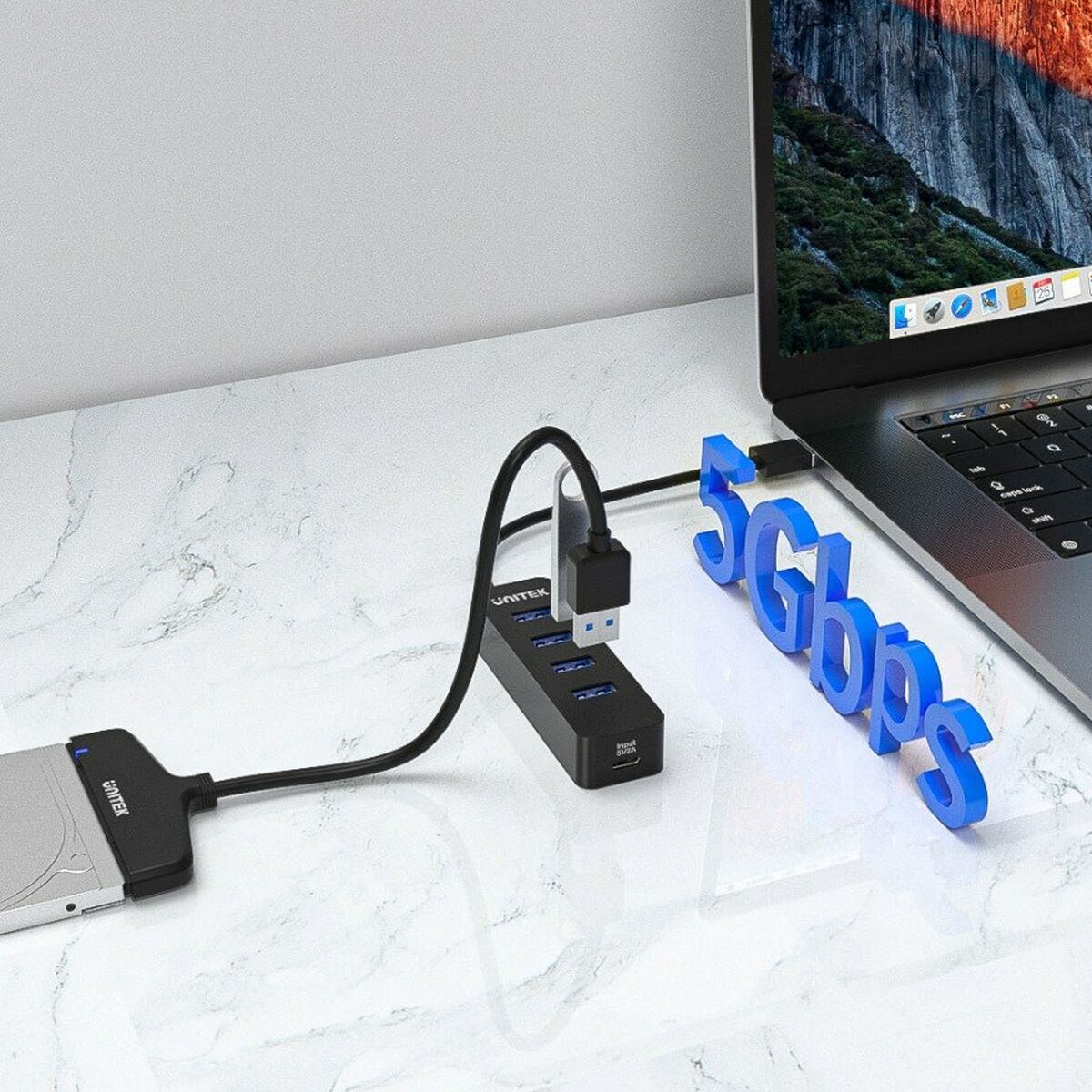 USB-HUB Unitek H1117A 10 W - 5