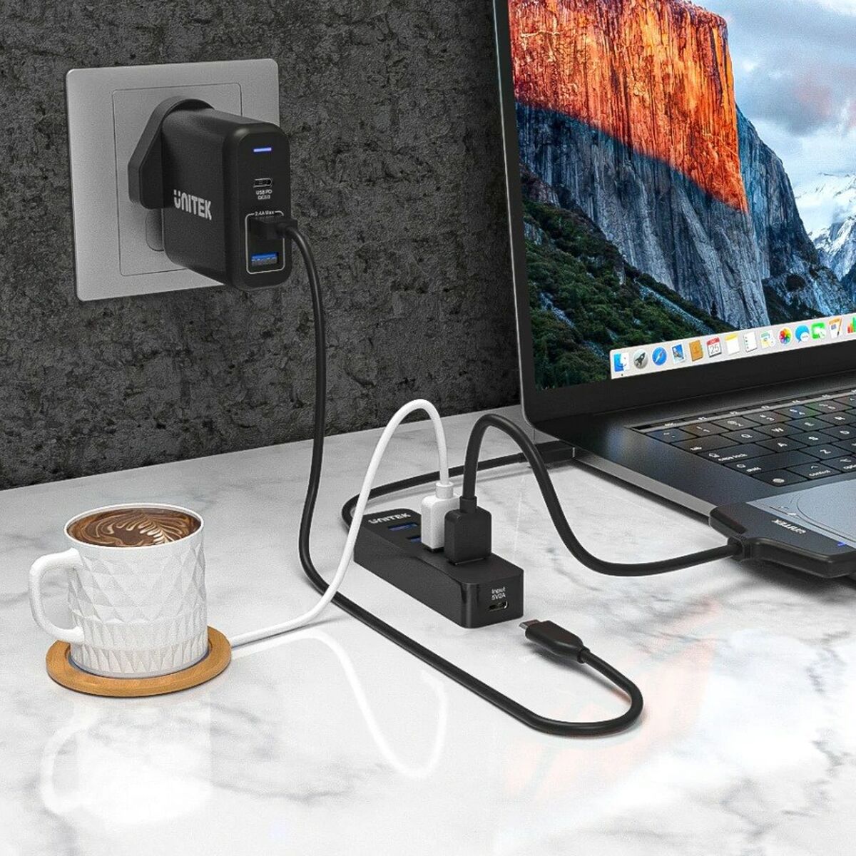 USB-HUB Unitek H1117A 10 W - 4