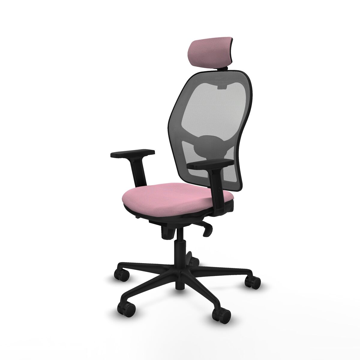 Kontorsstol med nackstöd Piqueras y Crespo 2D036N2 Rosa - 2