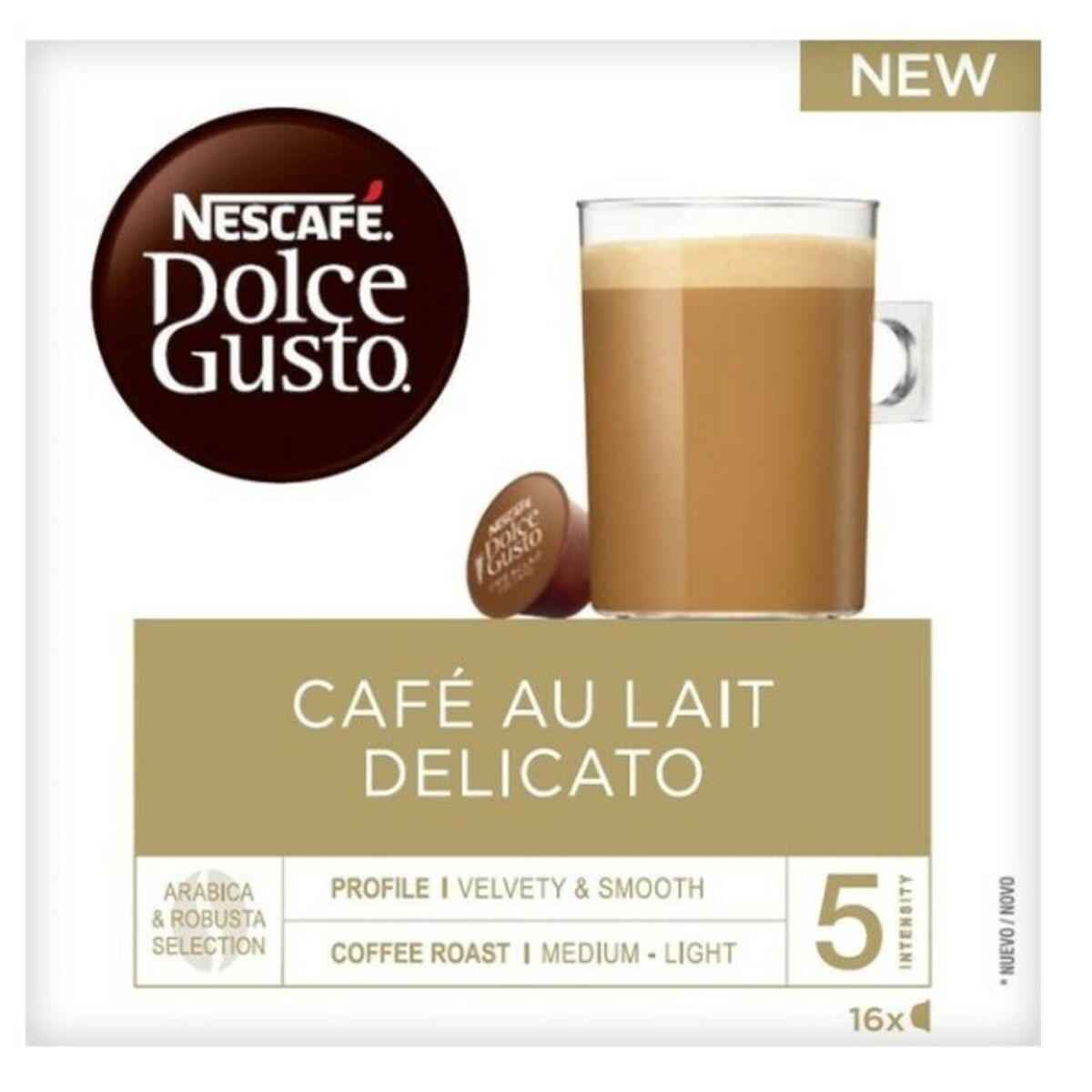 Kaffekapslar Nescafé Dolce Gusto Au Lait Delicato (16 uds) - 2