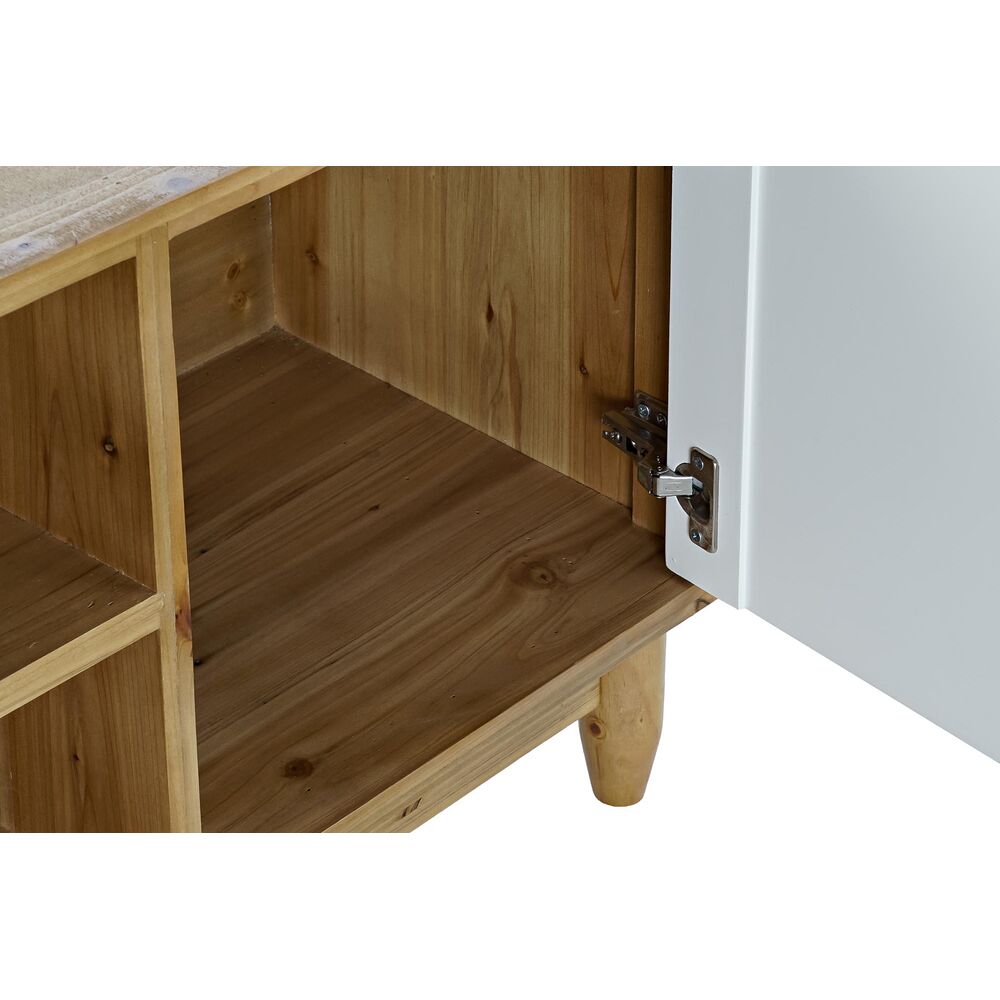 TV-möbler DKD Home Decor Brun 140 x 38 x 53 cm Gran Vit - 5