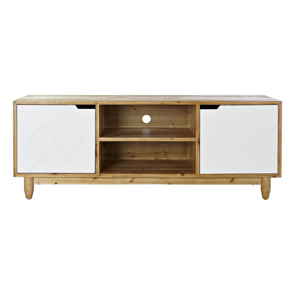 TV-möbler DKD Home Decor Brun 140 x 38 x 53 cm Gran Vit - 4