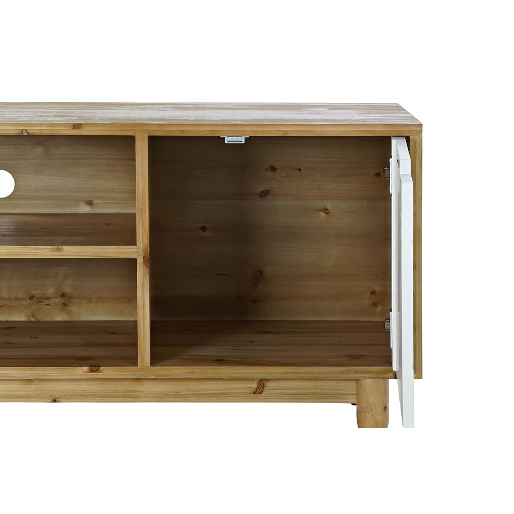 TV-möbler DKD Home Decor Brun 140 x 38 x 53 cm Gran Vit - 6