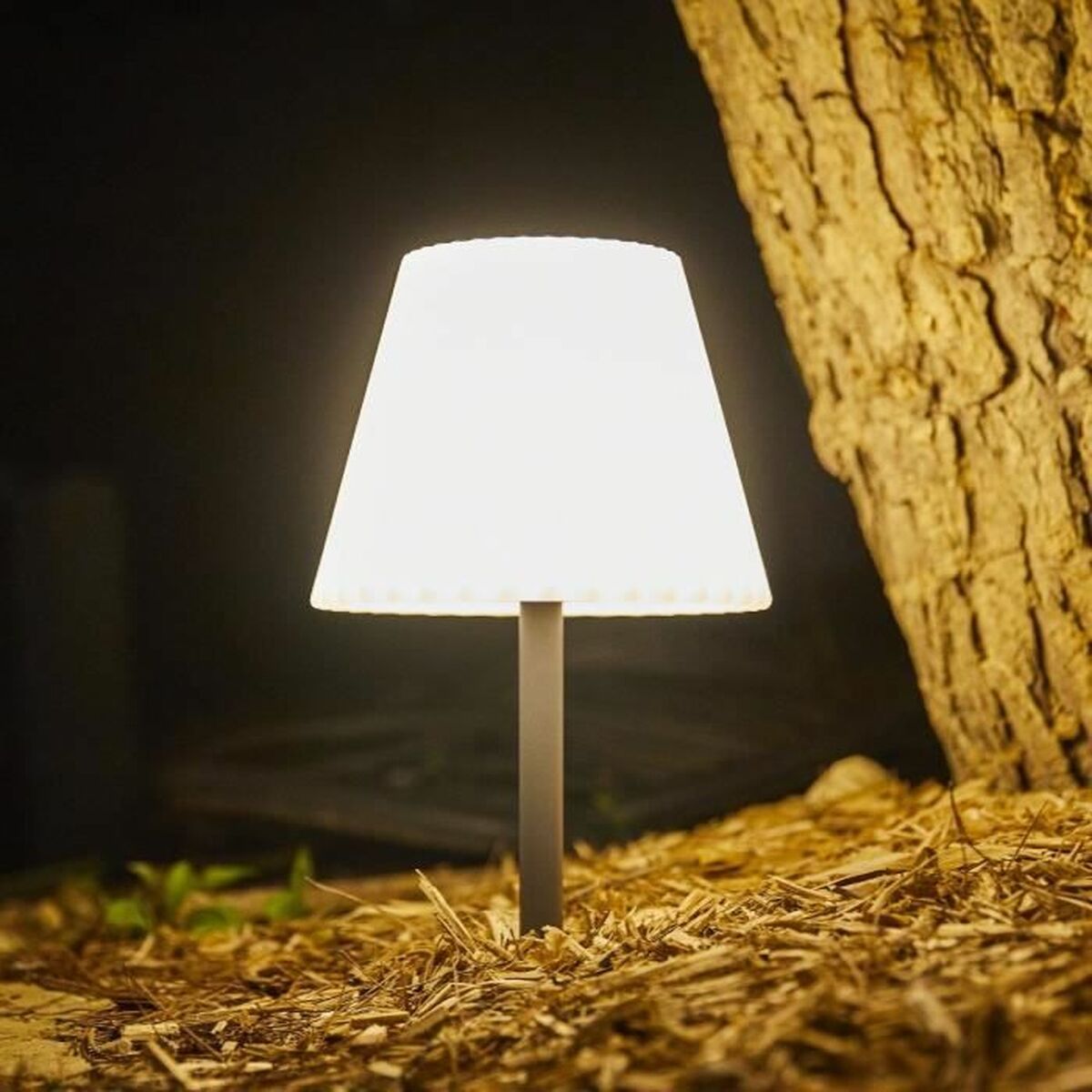 Bordslampa Lumisky Lady Spike Bouffant Vit Metall - 4