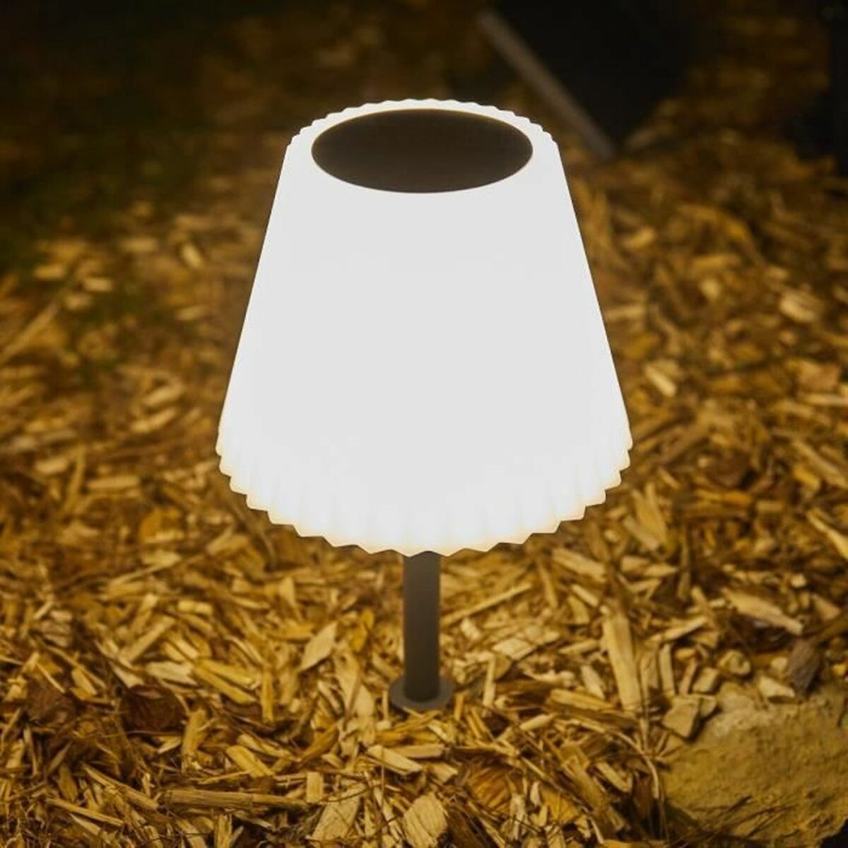 Bordslampa Lumisky Lady Spike Bouffant Vit Metall - 3