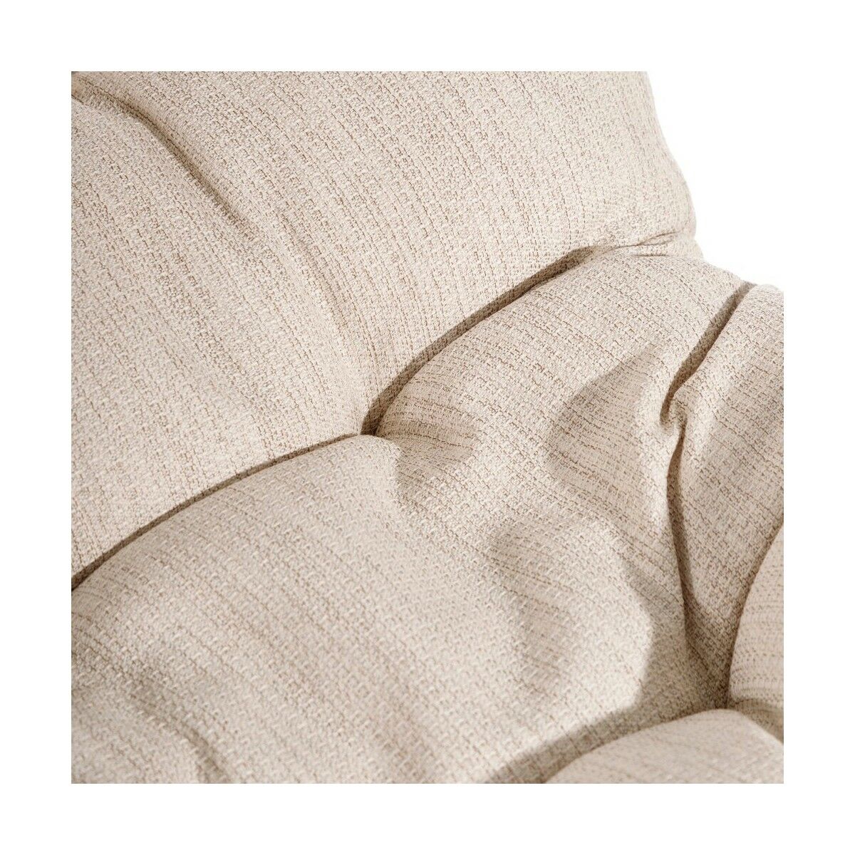 Fåtölj 76 x 76 x 87 cm Naturell Svart Naturliga fibrer - 6