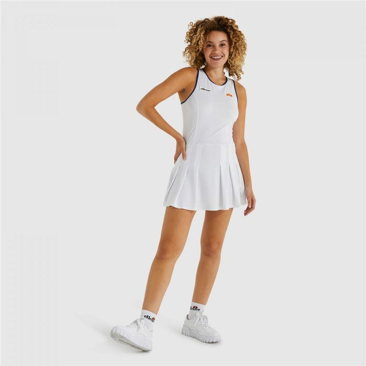 Klänning Ellesse Arrossire Vit 36 - 3