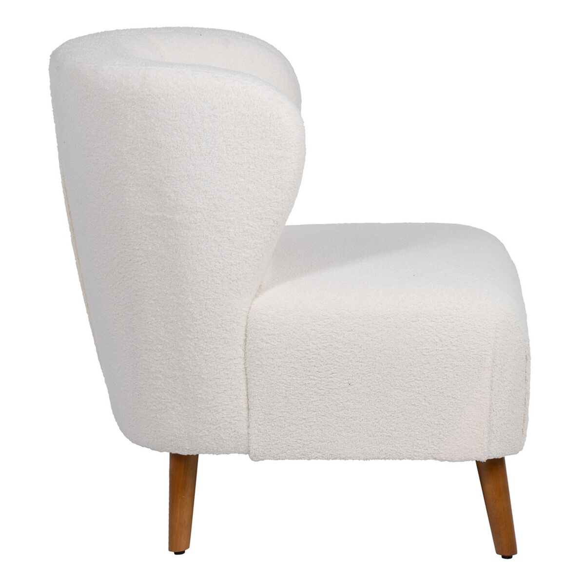 Fåtölj 72 x 78 x 82 cm Gummiträ Vit - 3