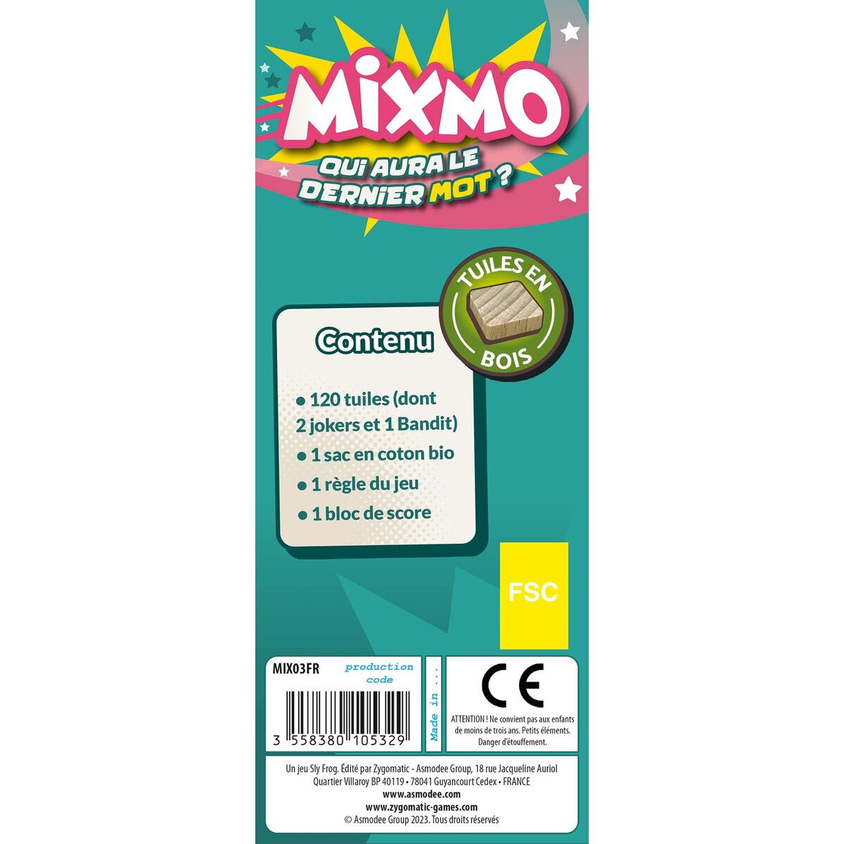 Sällskapsspel Asmodee MixMo 9 x 9 x 22 cm - 4