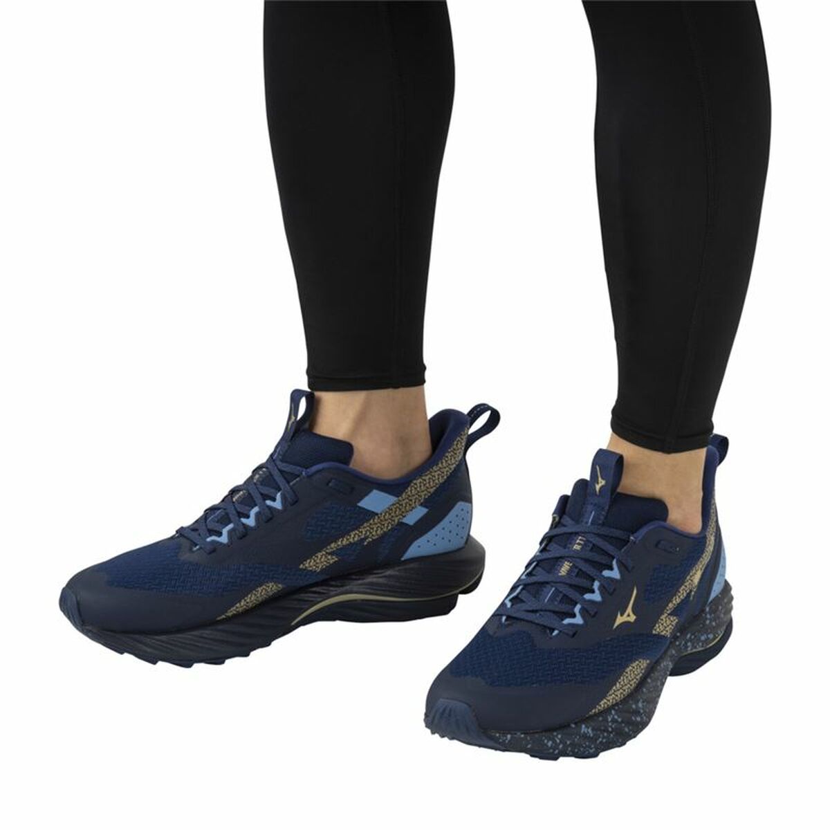 Gymnastikskor, Herr Mizuno Wave Rider Tt 2 Blå - 7