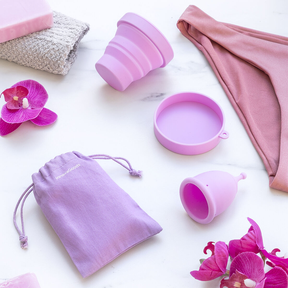 Menskopp med Tillbehör Kuppy InnovaGoods - 17