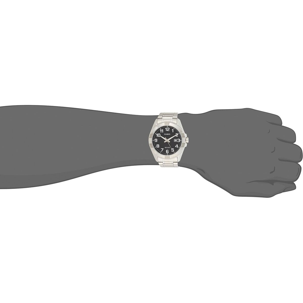 Herrklocka Casio COLLECTION Svart Silvrig (Ø 43,5 mm) - 13