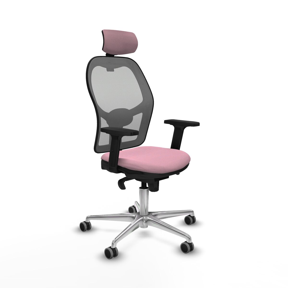 Kontorsstol med nackstöd Piqueras y Crespo 2D086G2 Rosa