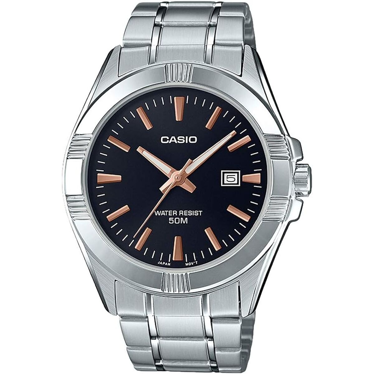 Herrklocka Casio COLLECTION Svart Silvrig (Ø 43,5 mm)
