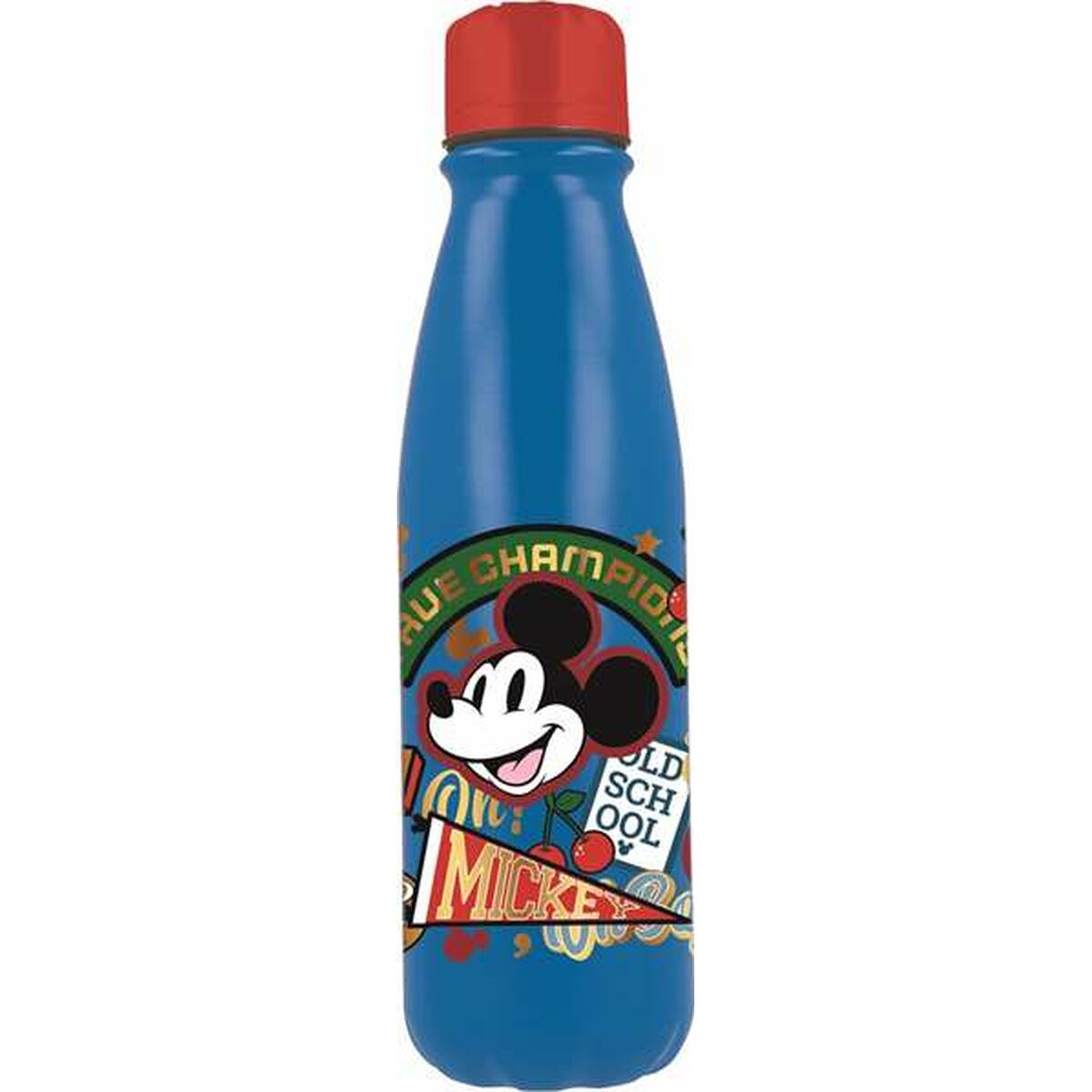 Vattenflaska Mickey Mouse True Champions Aluminium 600 ml
