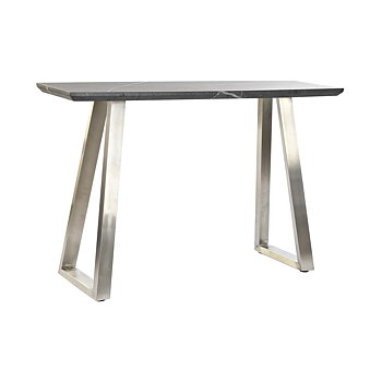 Konsol DKD Home Decor Silvrig Svart MDF Stål Modern (120 x 40 x 76 cm)