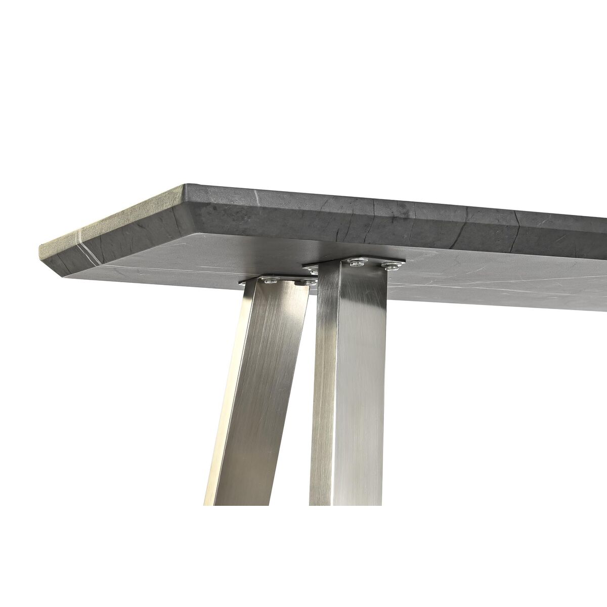 Konsol DKD Home Decor Silvrig Svart MDF Stål Modern (120 x 40 x 76 cm) - 12