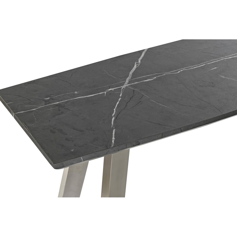 Konsol DKD Home Decor Silvrig Svart MDF Stål Modern (120 x 40 x 76 cm) - 2