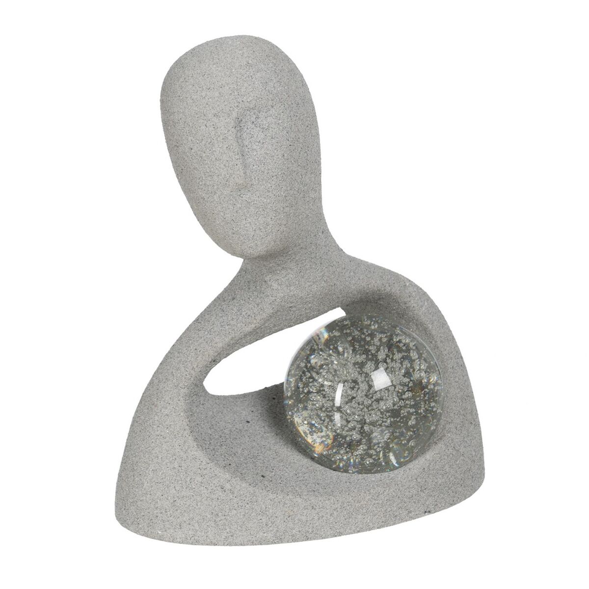 Skulptur Grå Harts Män 24,8 x 13,7 x 30,2 cm