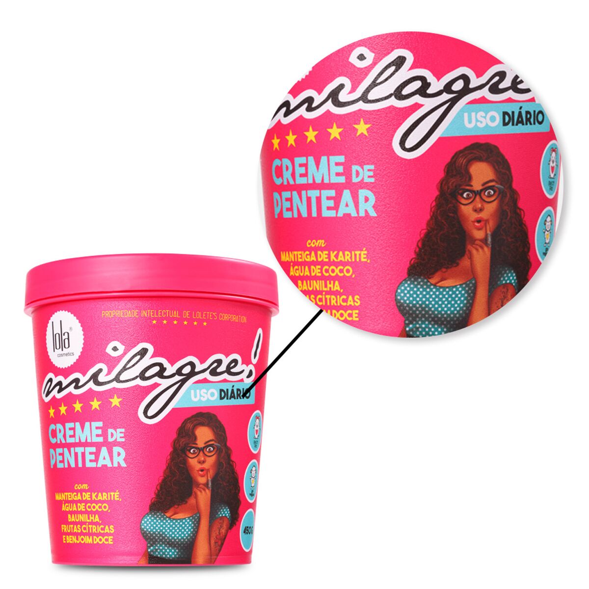Stylingkräm Lola Cosmetics Miracle 450 g - 2