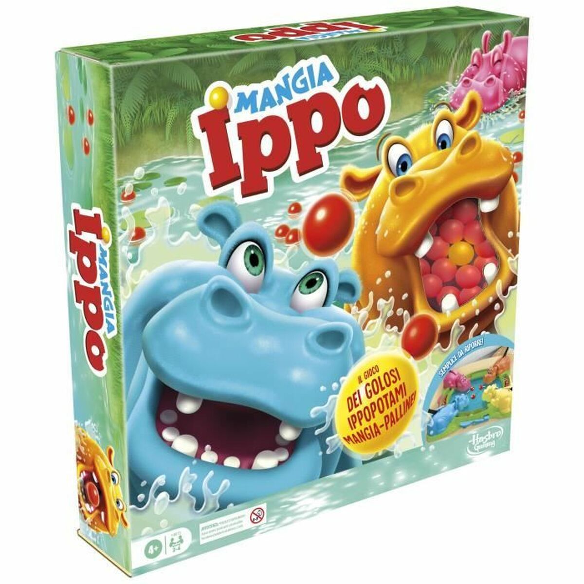 Sällskapsspel Hasbro Mangia Ippo 30 x 7 x 30 cm 10 x 45 x 45 cm - 5