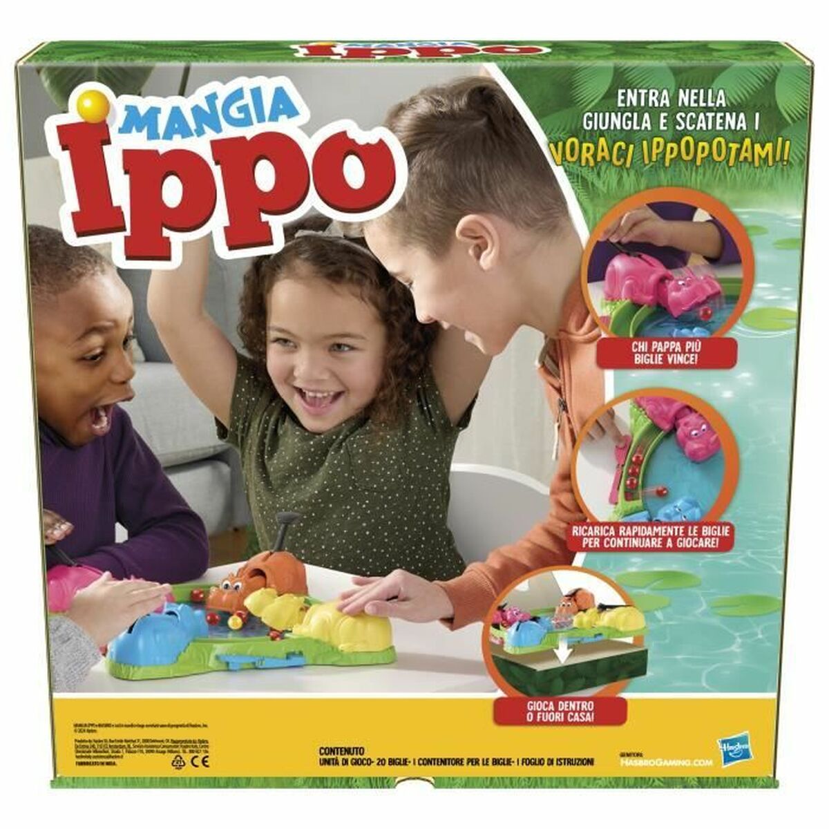 Sällskapsspel Hasbro Mangia Ippo 30 x 7 x 30 cm 10 x 45 x 45 cm - 4
