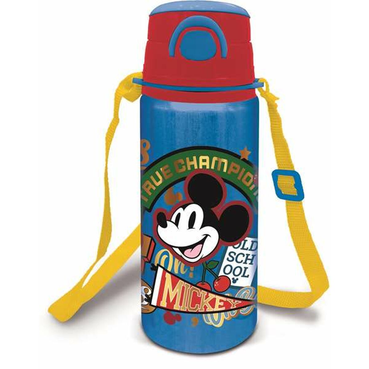 Vattenflaska Mickey Mouse True Champions Aluminium 730 ml