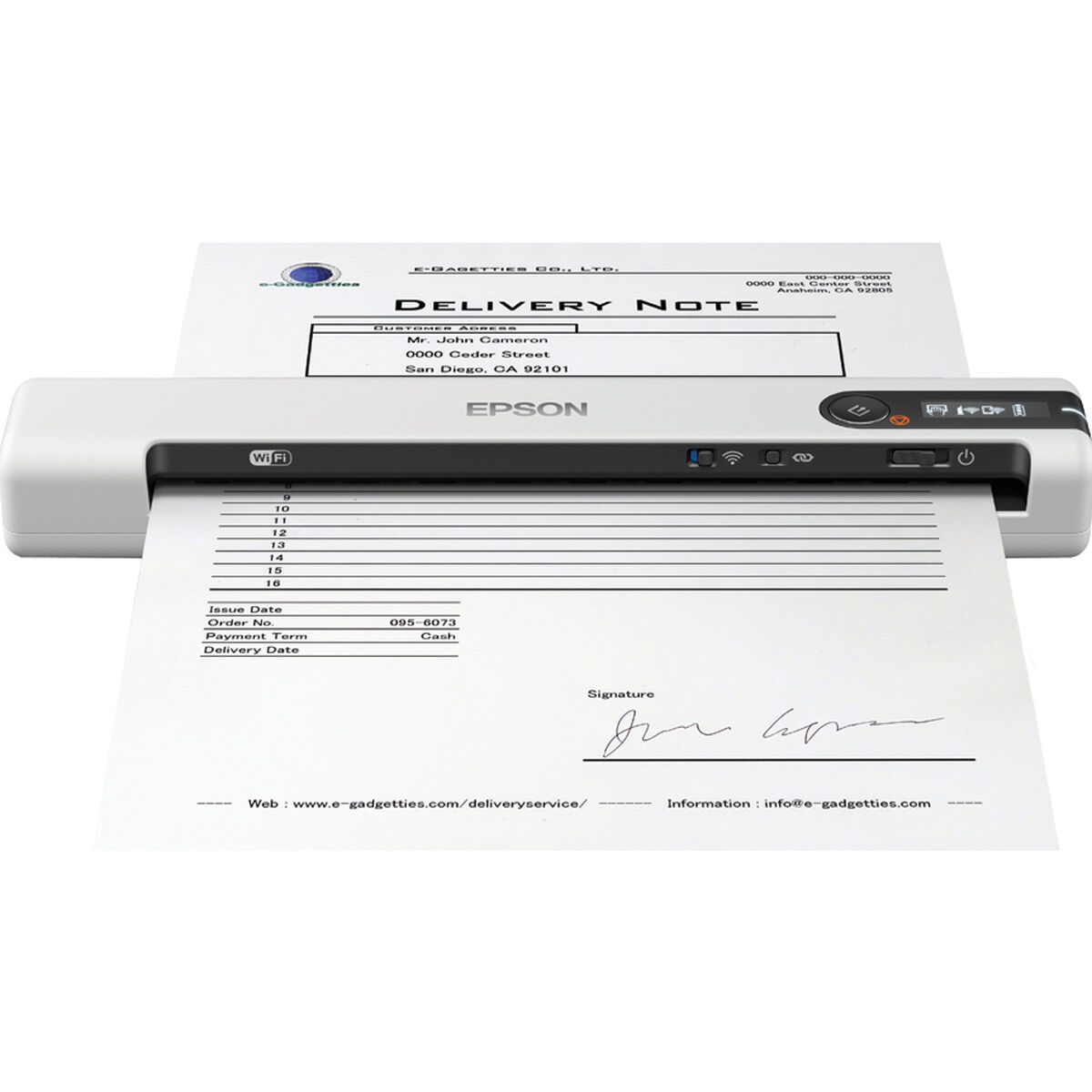Bärbar Skanner Epson B11B253402 600 dpi USB 2.0