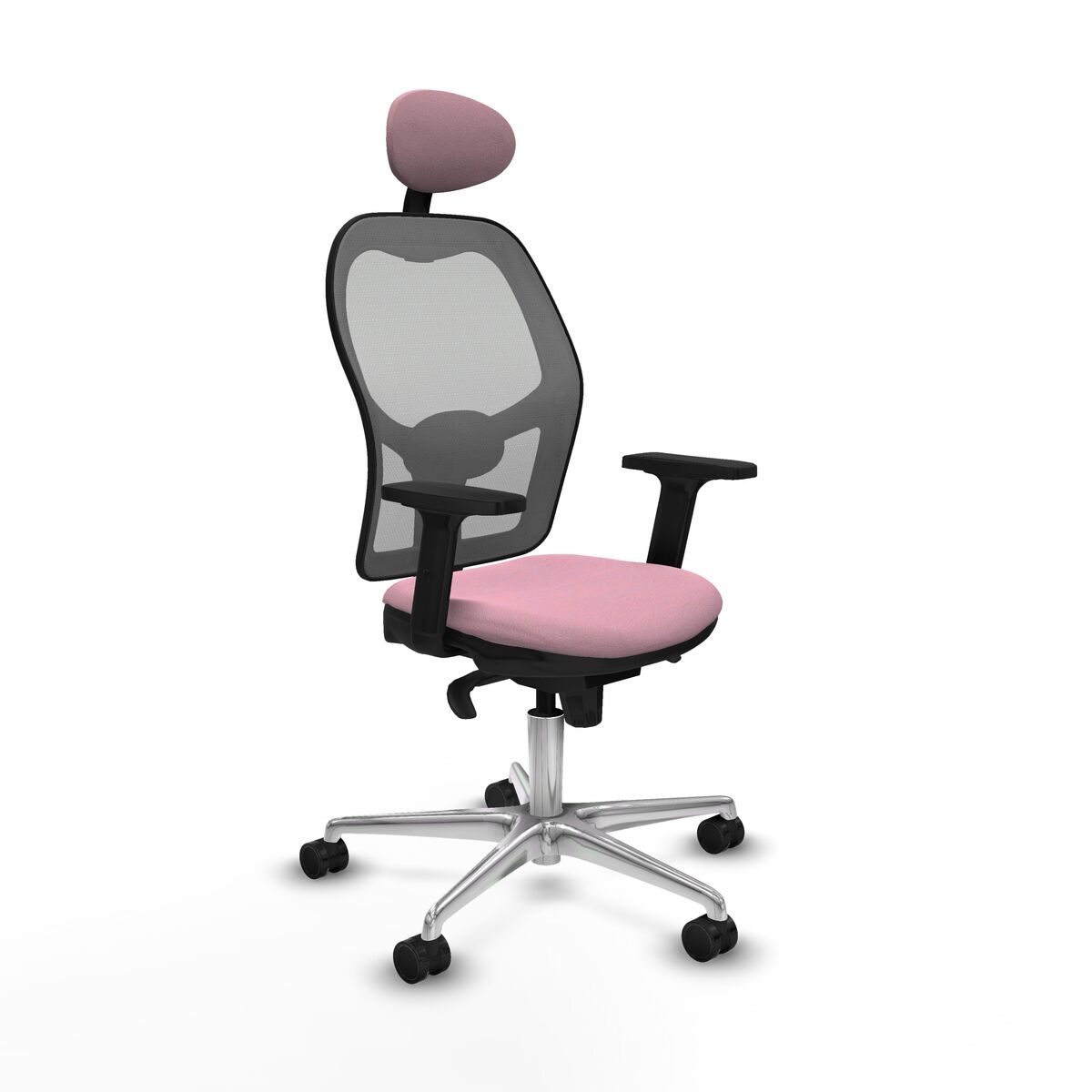 Kontorsstol med nackstöd Piqueras y Crespo 2D086N1 Rosa