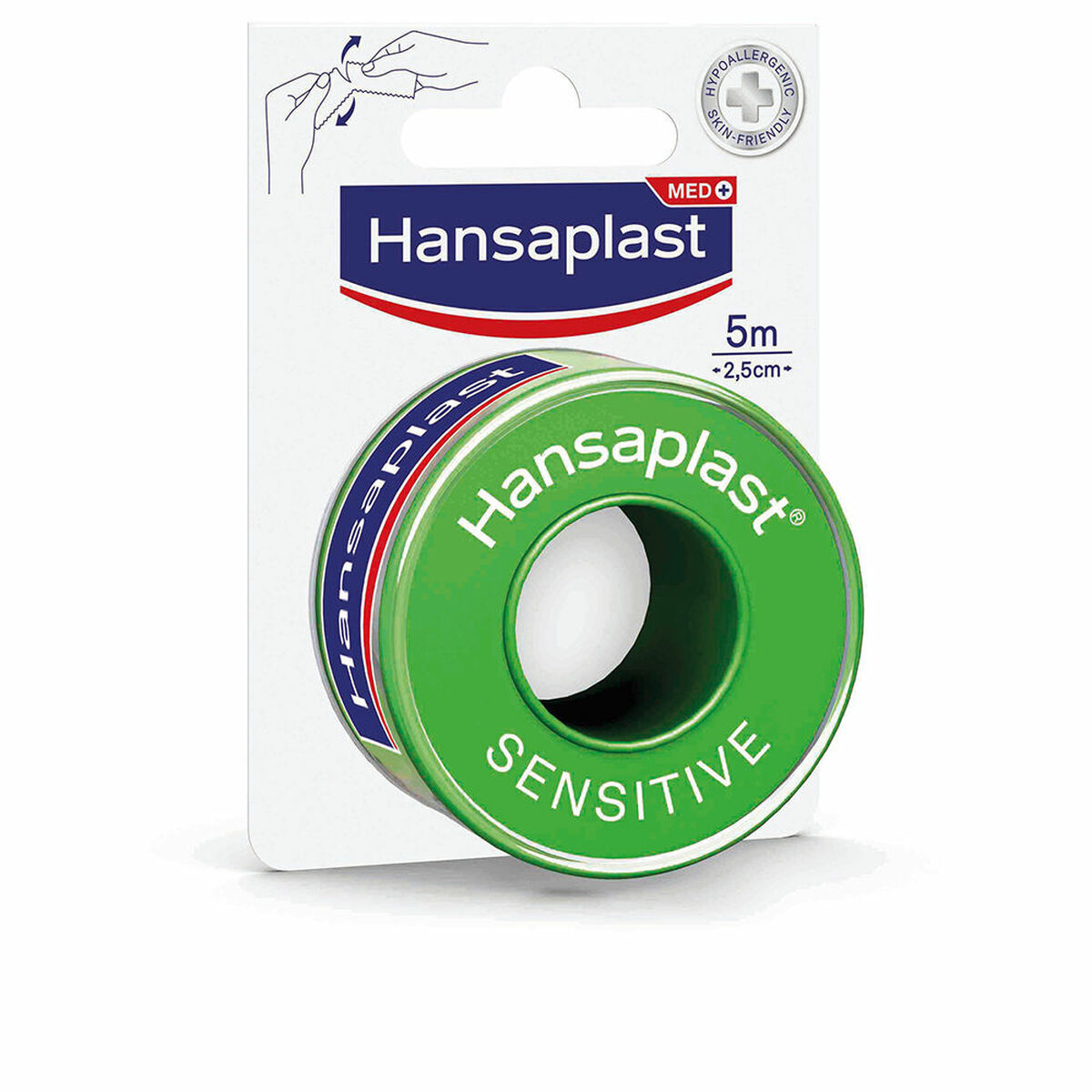 Kirurgisk tejp Hansaplast Sensitive 5 m