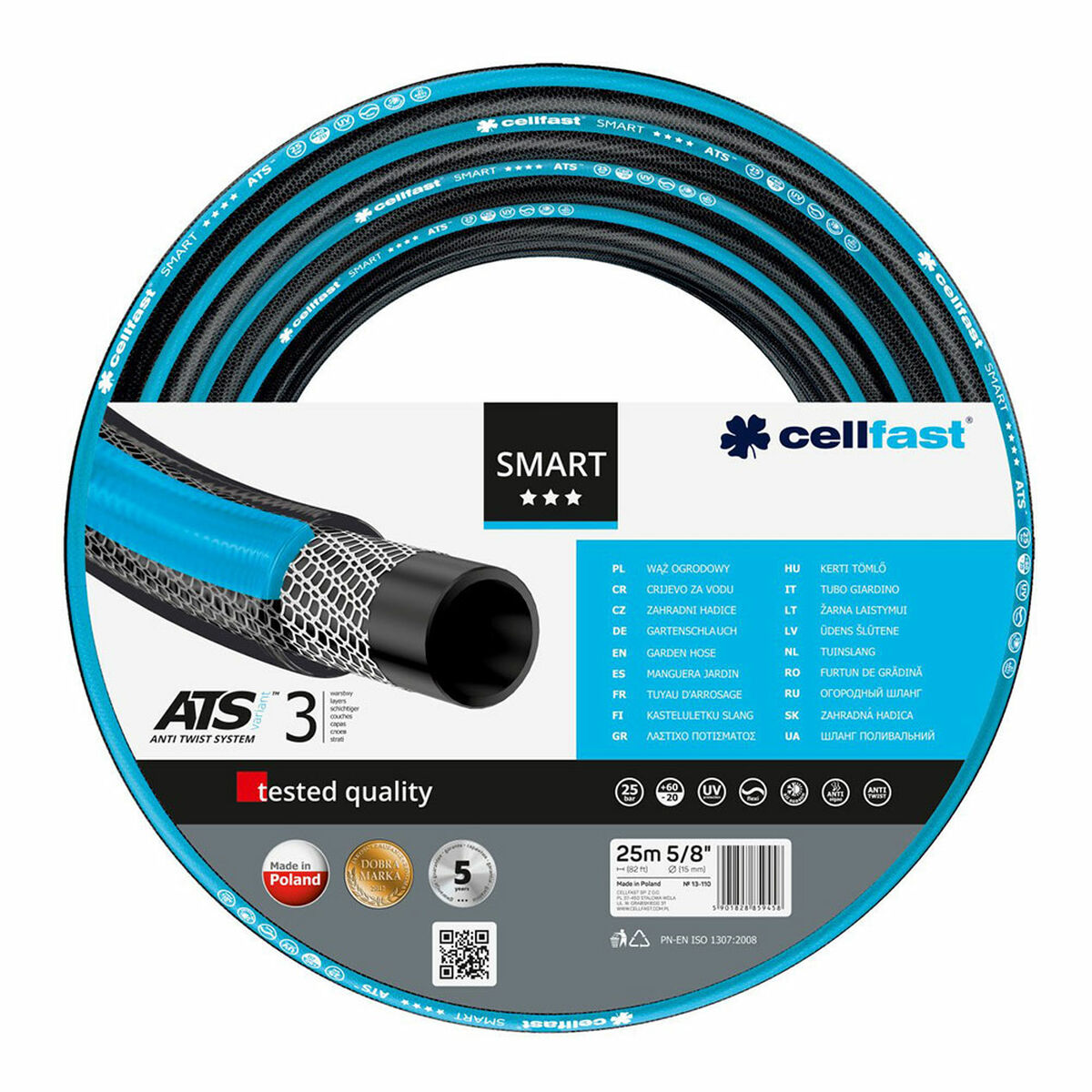 Slang Cellfast Smart Ats PVC 25 m Ø 15 mm
