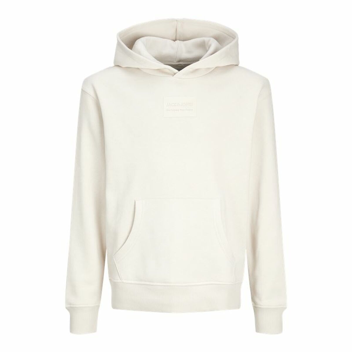 Tröja med huva Unisex Jack & Jones Jjhakkai Vit