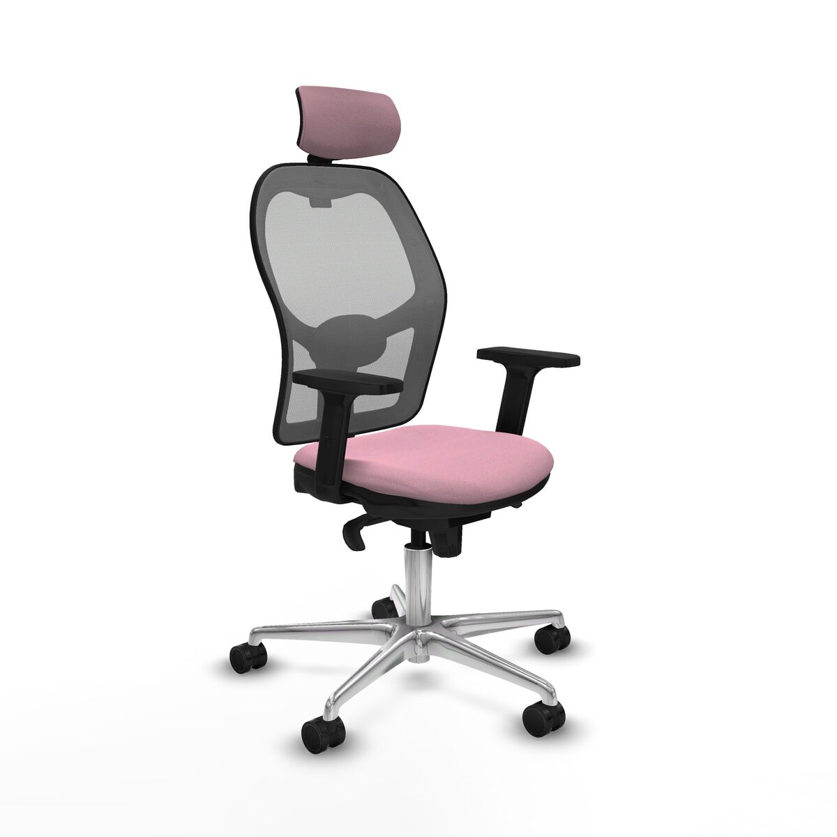 Kontorsstol med nackstöd Piqueras y Crespo 2D086N2 Rosa