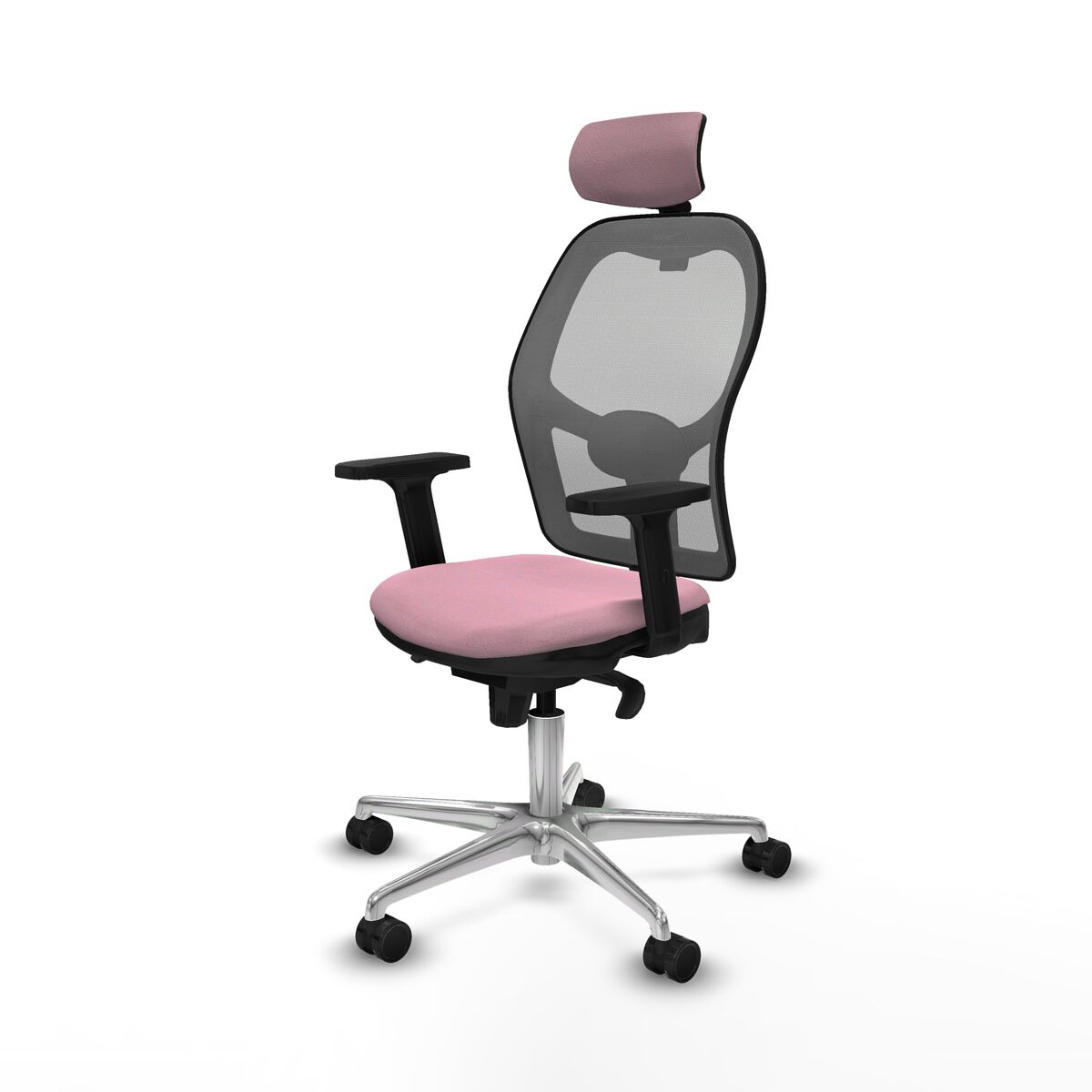 Kontorsstol med nackstöd Piqueras y Crespo 2D086N2 Rosa - 2
