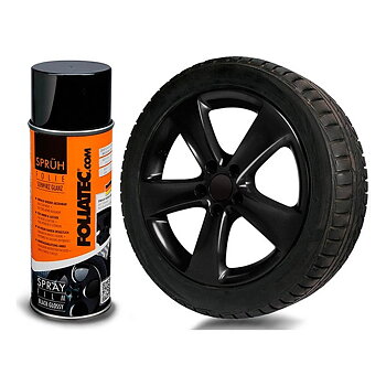 Flytande gummi för bilar Foliatec 20362 Svart 150 ml