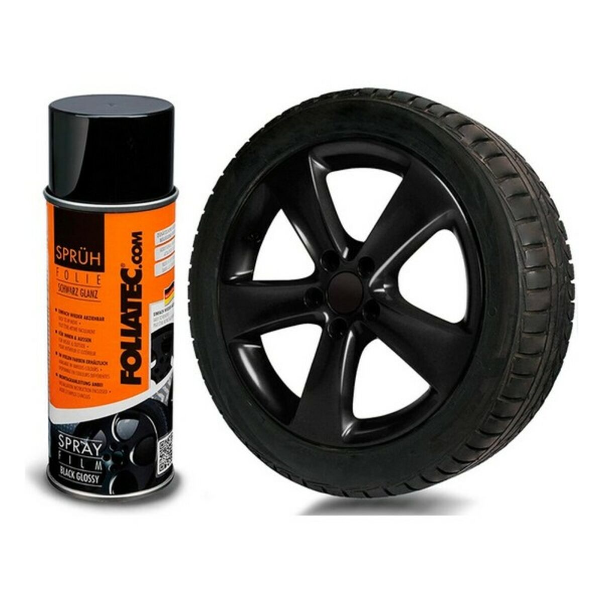 Flytande gummi för bilar Foliatec 20362 Svart 150 ml - 3