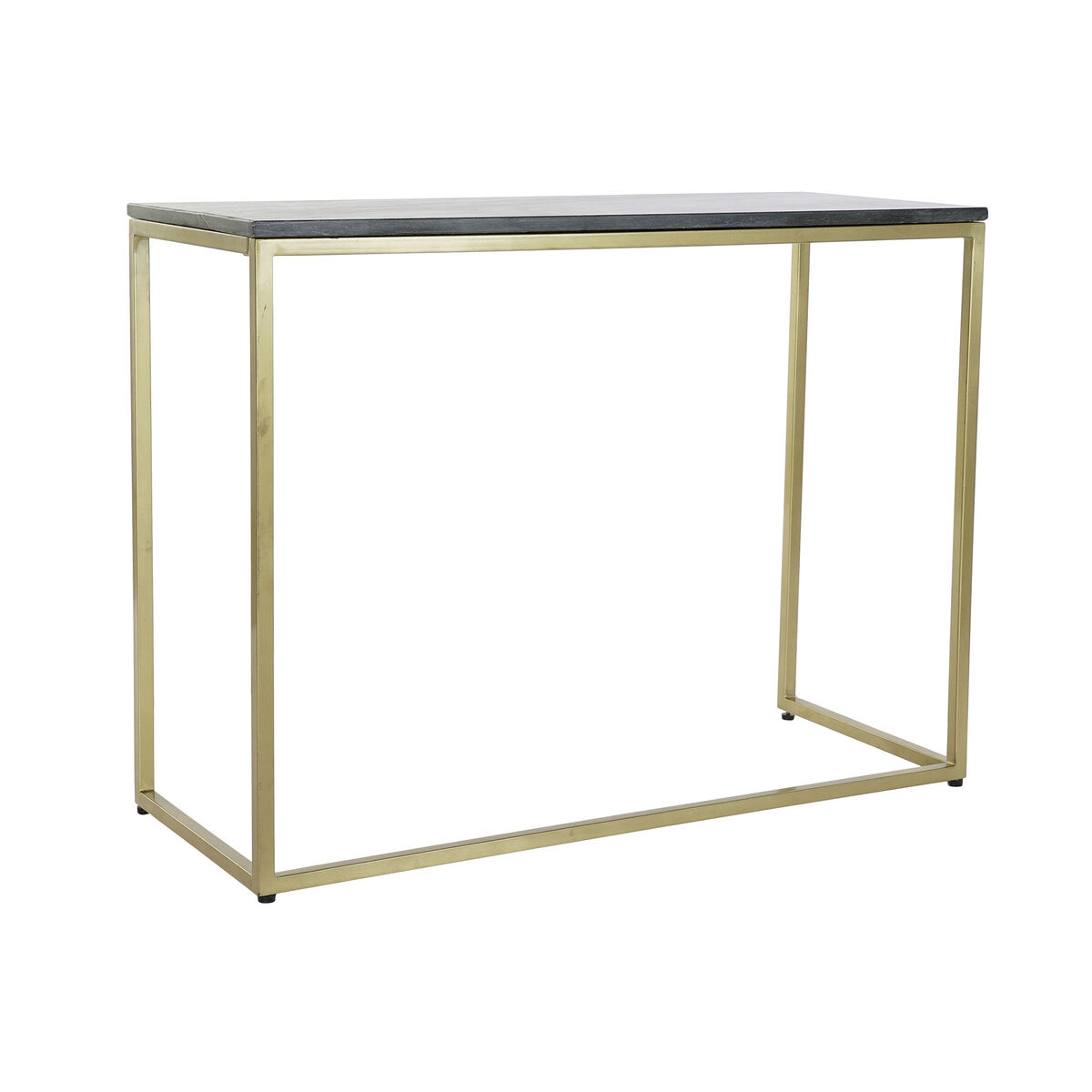 Konsol DKD Home Decor 100 x 40 x 77 cm Svart Gyllene Marmor Järn