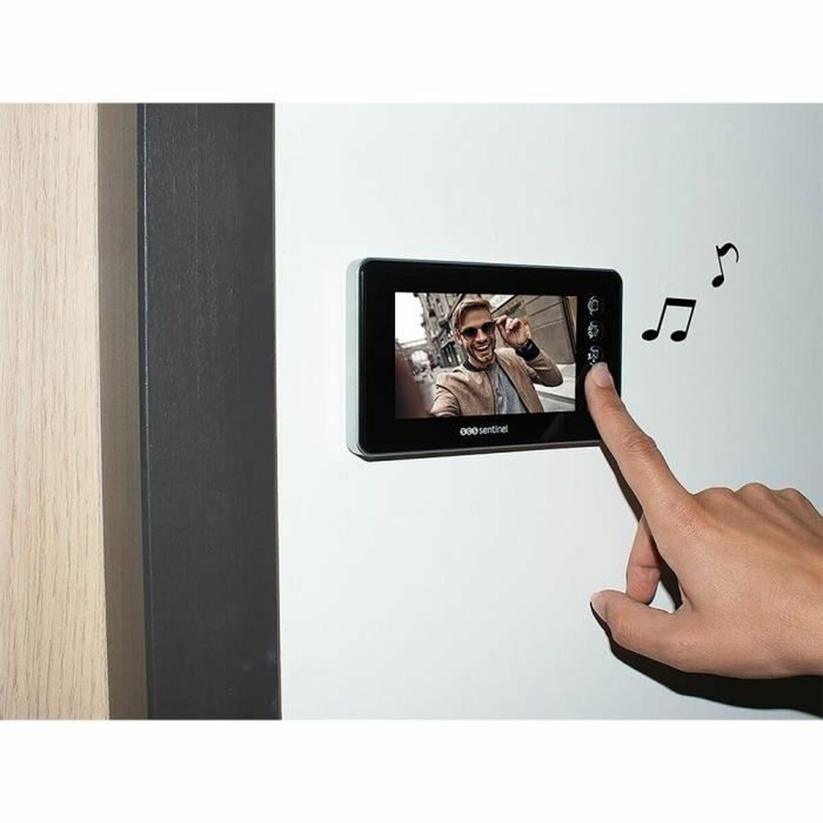 Smart interntelefon med video SCS SENTINEL VisioFirst 4.3 Svart noir Aluminium ABS - 2