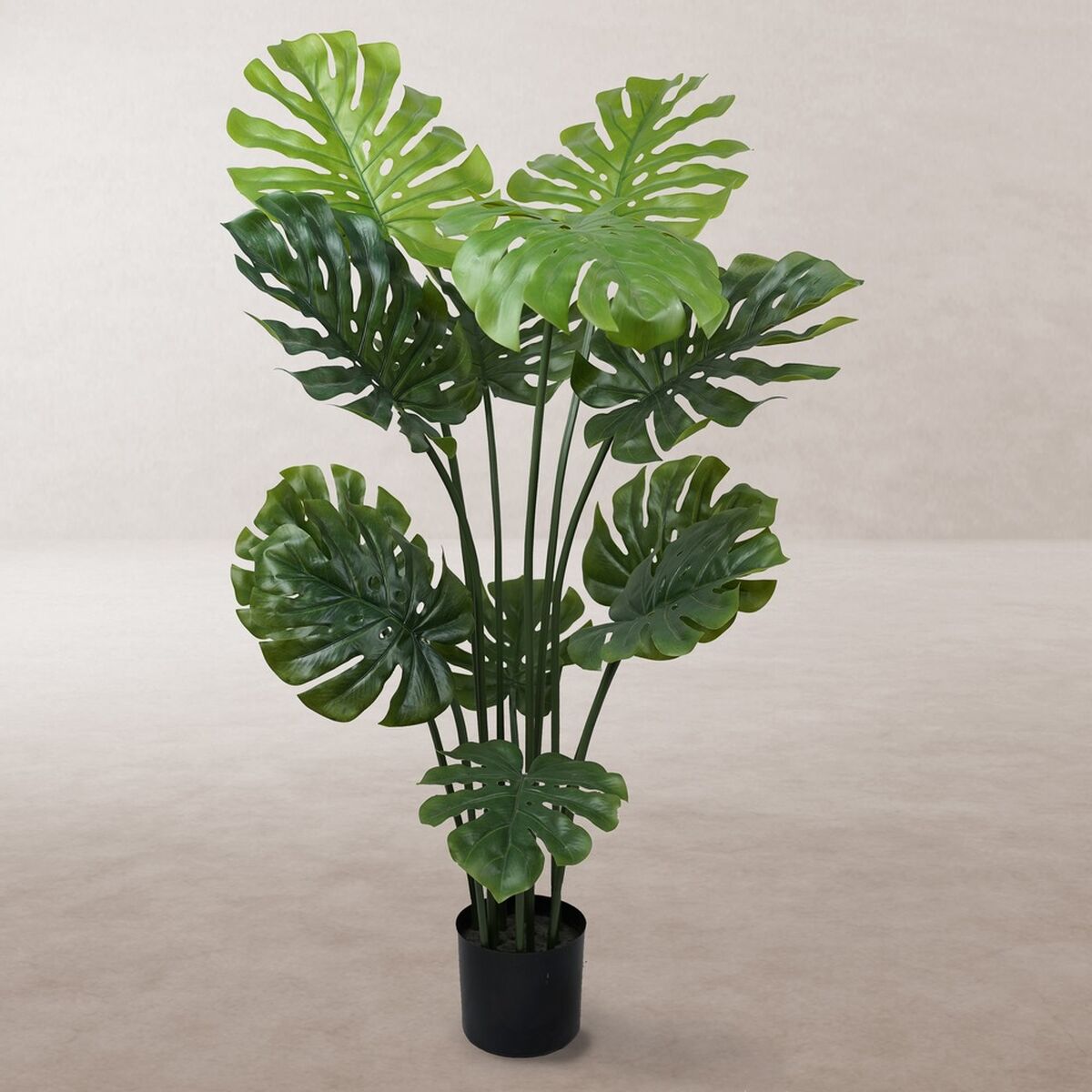 Dekorativ växt Polyuretan Cement Monstera 150 cm - 2
