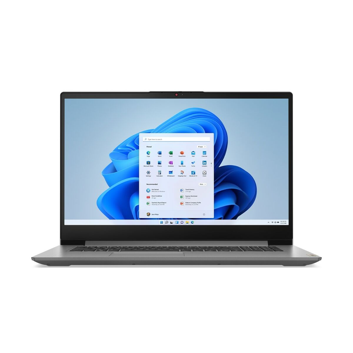 Bärbar dator Lenovo IdeaPad 3 17IAU7 17,3" Intel Core i5-1235U 8 GB RAM 512 GB SSD Qwerty US - 2