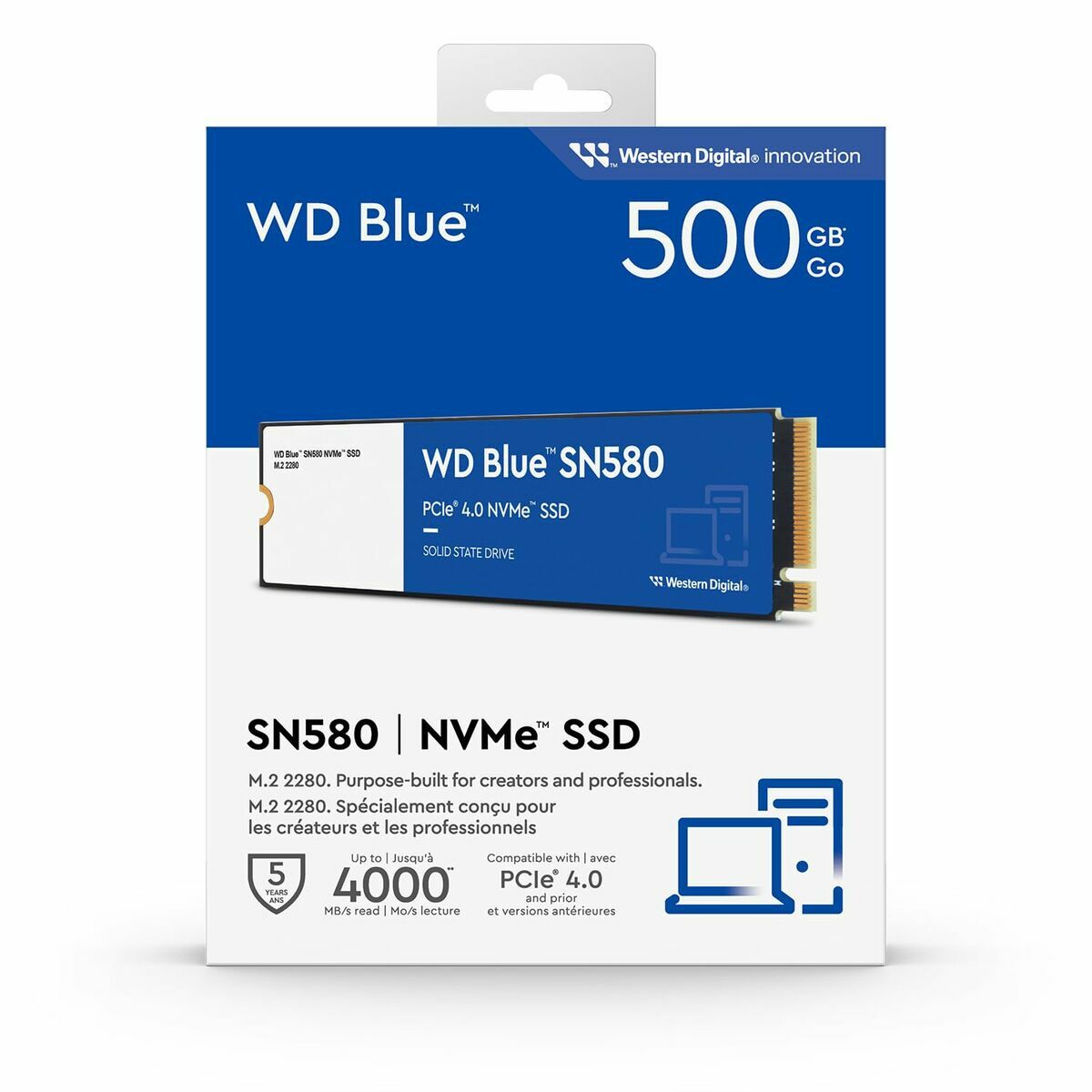 Hårddisk Western Digital WDS500G3B0E 500 GB SSD - 3