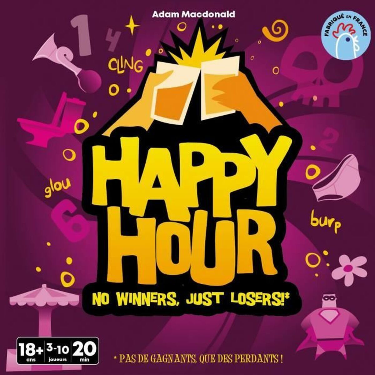 Sällskapsspel Asmodee Happy Hour (FR) - 4