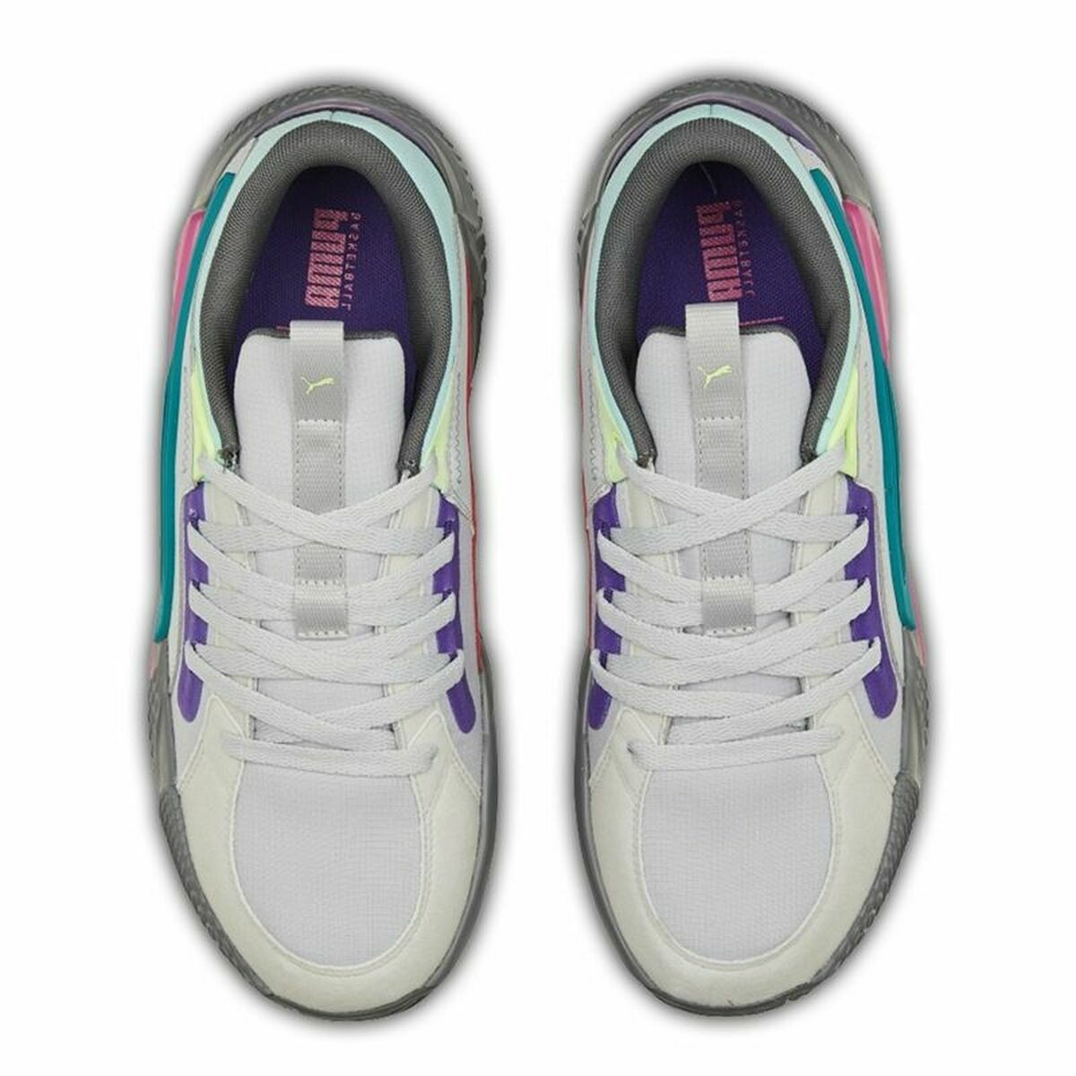 Basketskor, Vuxen Puma Court Rider Chaos Da Grå - 4