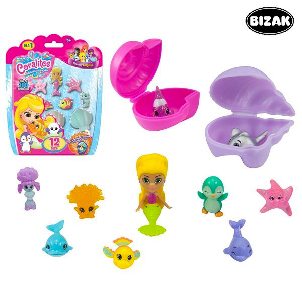 Baddjursset Bizak 63157597 (12 pcs) Plast