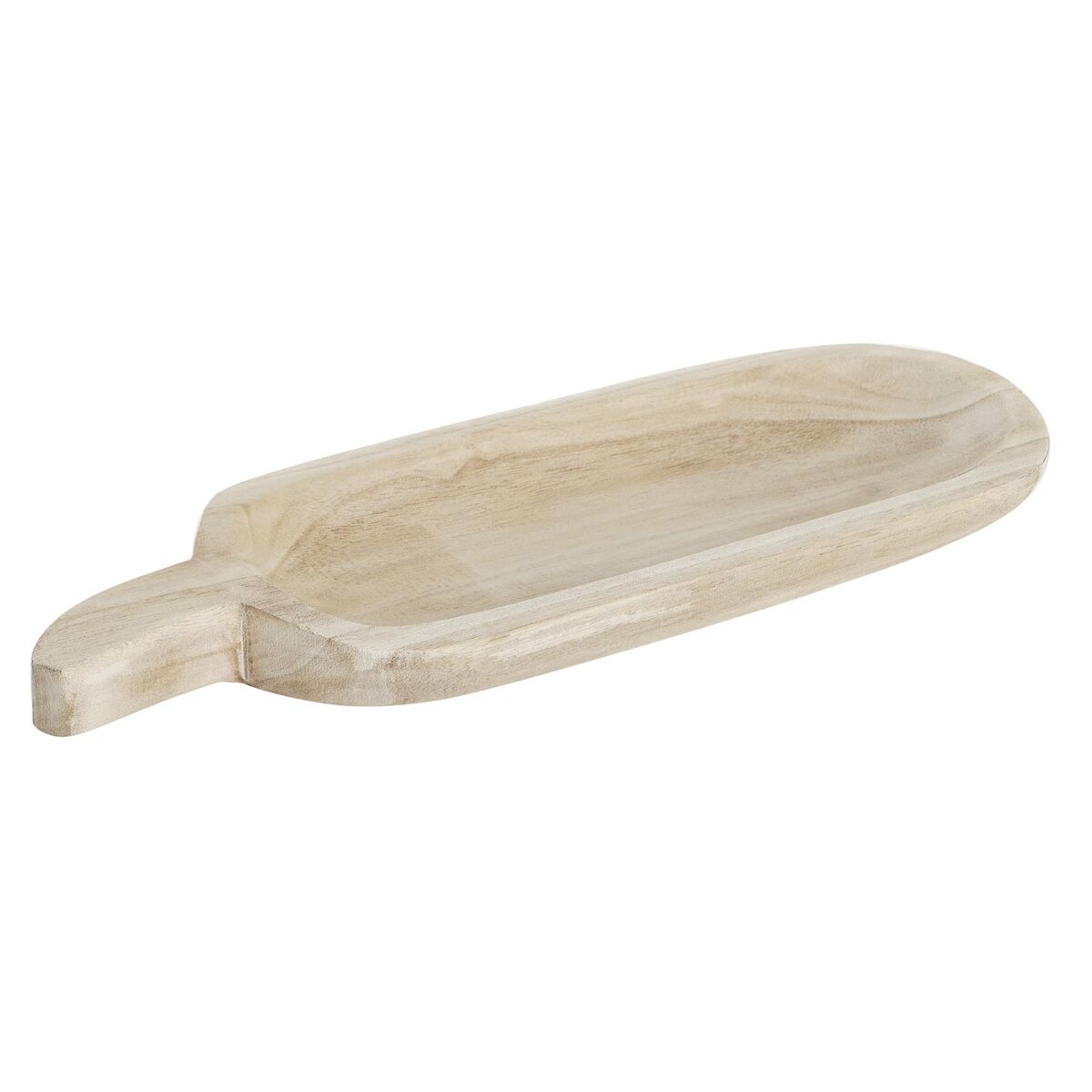 Snacksbricka DKD Home Decor Ljusbrun Naturell Tropiskt 43 x 16 x 4 cm